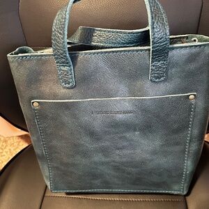 New Portland Leather Mini-Crossbody in Lagoon